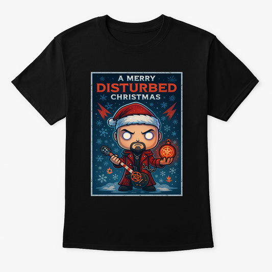 Disturbed Merry Christmas Metal Unisex Christmas T-Shirt or Hoodie