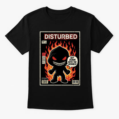 Disturbed “Get Down With the Sickness” Unisex T-Shirt – Heavy Metal Nu Metal Icon Graphic Tee