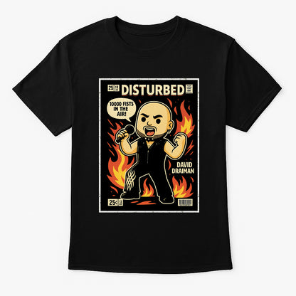 Disturbed “10,000 Fists” Unisex T-Shirt – Heavy Metal Band Arena Rock Anthem Graphic Tee