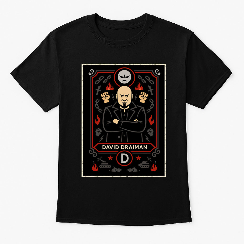 Disturbed David Draiman Unisex T-Shirt – Metal Legends Frontman Heavy Metal Icon Tee