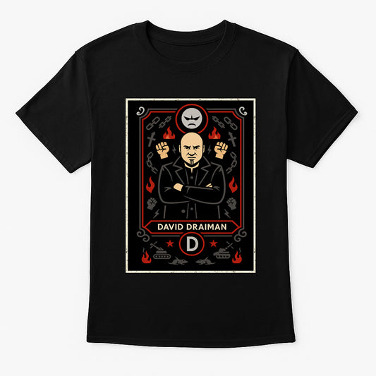 Disturbed David Draiman Unisex T-Shirt – Metal Legends Frontman Heavy Metal Icon Tee