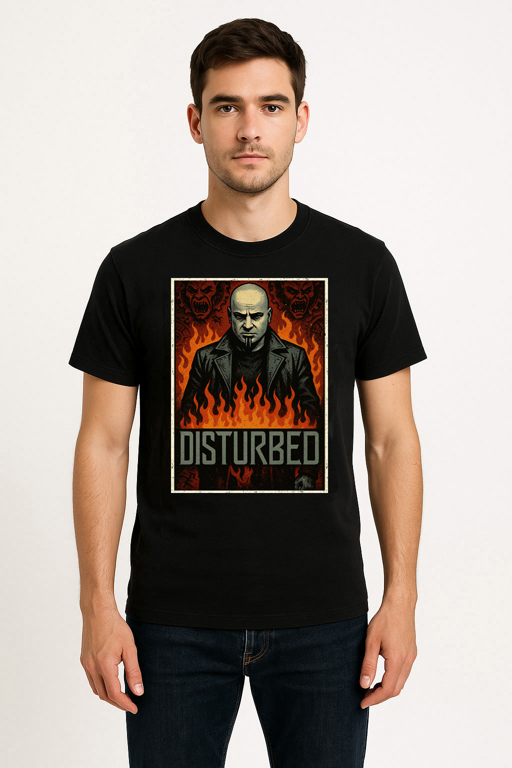 Disturbed David Draiman The Sickness Heavy Metal Icon Adults & Kids Unisex T-Shirt