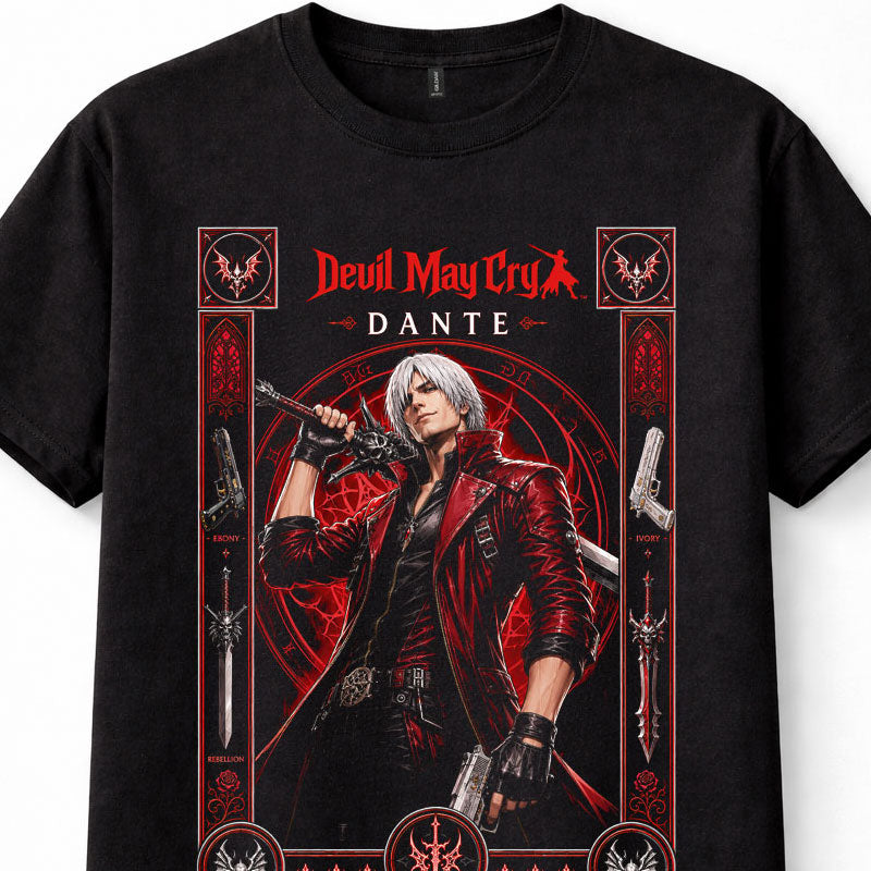 Devil May Cry Dante Demon Hunter Video Game Graphic Unisex T-Shirt