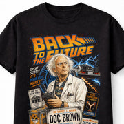 Back to the Future Doc Brown Michael J Fox Movie Unisex T-Shirt