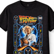Back to the Future Doc Brown DeLorean Movie Graphic Unisex T-Shirt