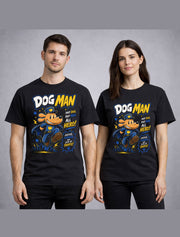 Dog Man Dav Pilkey Kids Comic Hero Funny Graphic Unisex T-Shirt