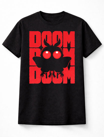 Mothman Doom Cryptid Horror Cute Gothic Graphic Unisex T-Shirt