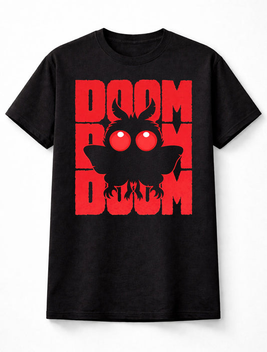 Mothman Doom Cryptid Horror Cute Gothic Graphic Unisex T-Shirt