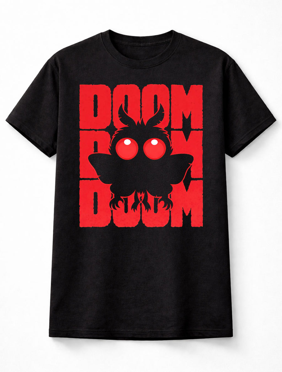 Mothman Doom Cryptid Horror Cute Gothic Graphic Unisex T-Shirt