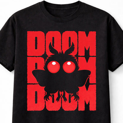 Mothman Doom Cryptid Horror Cute Gothic Graphic Unisex T-Shirt