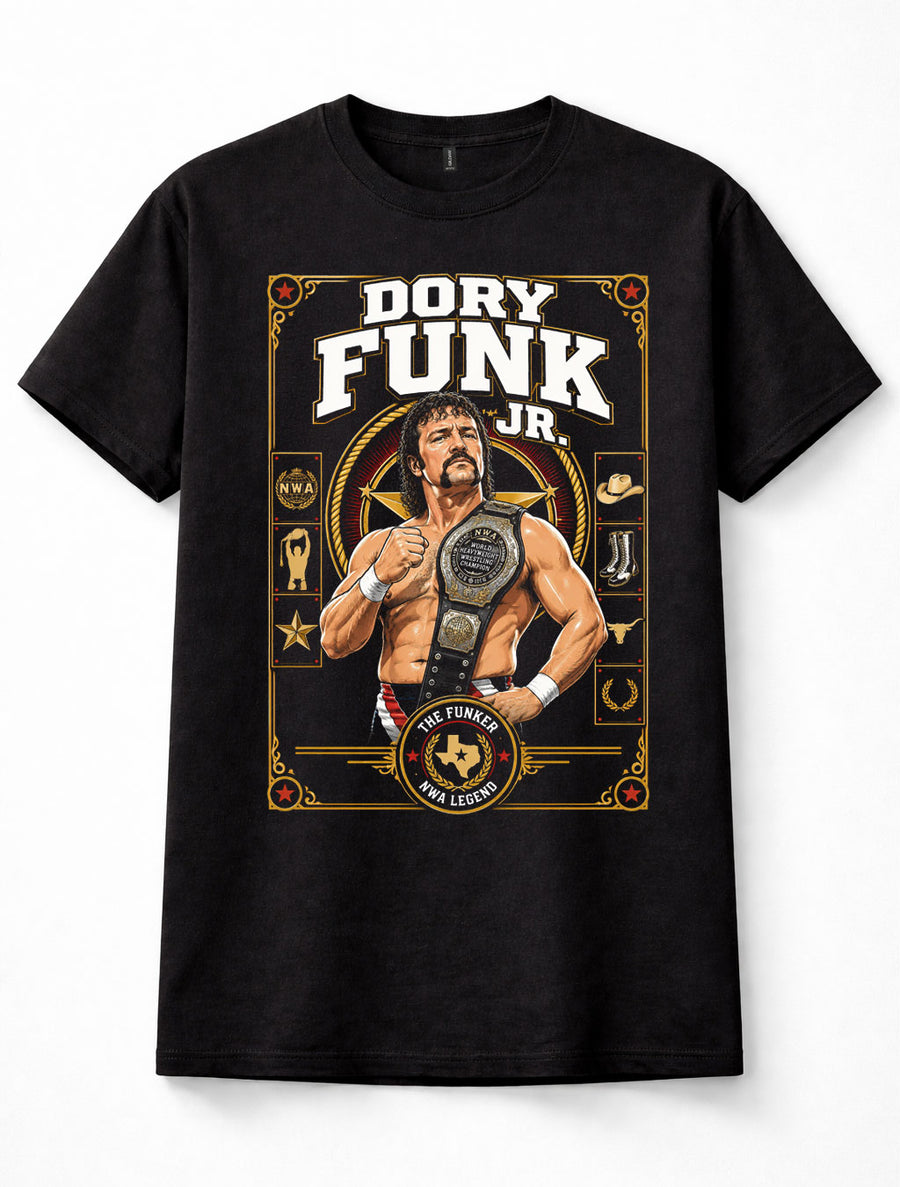 Dory Funk Jr NWA Wrestling World Heavyweight Champion Legend Unisex T-Shirt