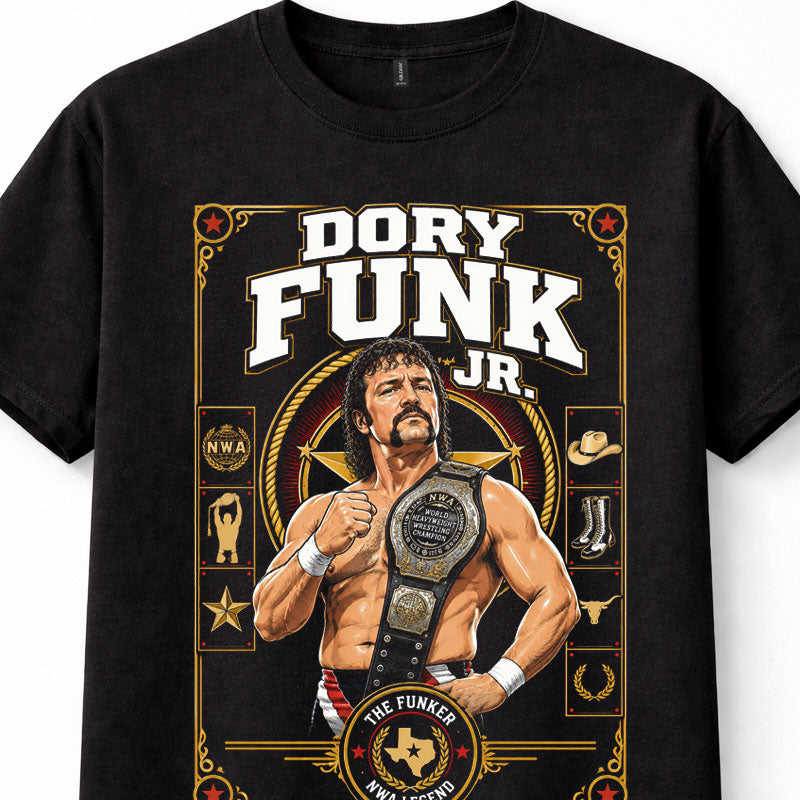 Dory Funk Jr NWA Wrestling World Heavyweight Champion Legend Unisex T-Shirt