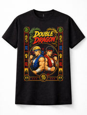 Double Dragon Retro Arcade Fighting Game Dragons Unisex T-Shirt