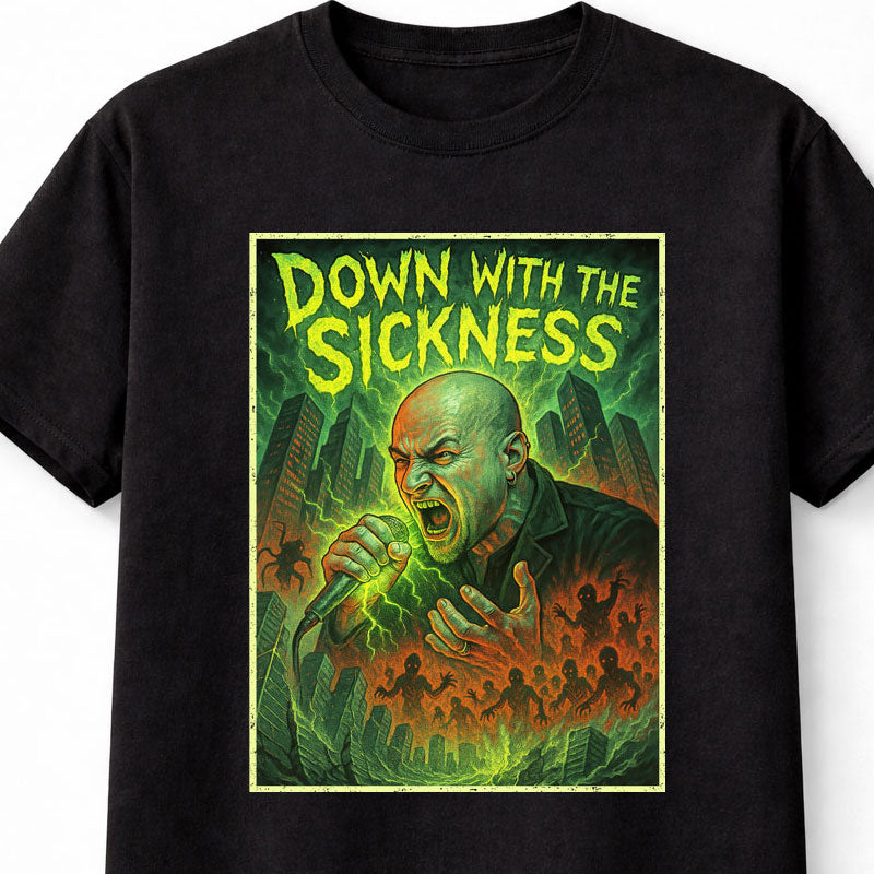 Disturbed Down With The Sickness David Draiman Nu Metal Anthem Adults & Kids Unisex T-Shirt