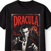 Dracula Vampire Gothic Monster Vintage Horror VHS Unisex T-Shirt