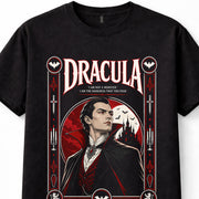 Dracula Vampire Gothic Horror Movie Graphic Unisex T-Shirt