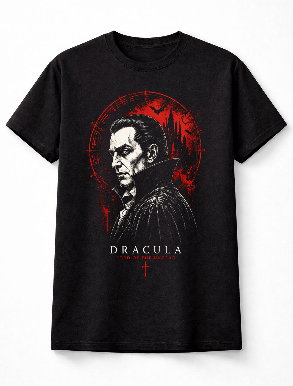 Dracula Gothic Vampire Horror Monster Unisex T-Shirt