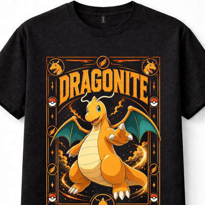 Pokemon Dragonite Dragon Flying Kanto Pseudo Legendary Unisex T-Shirt