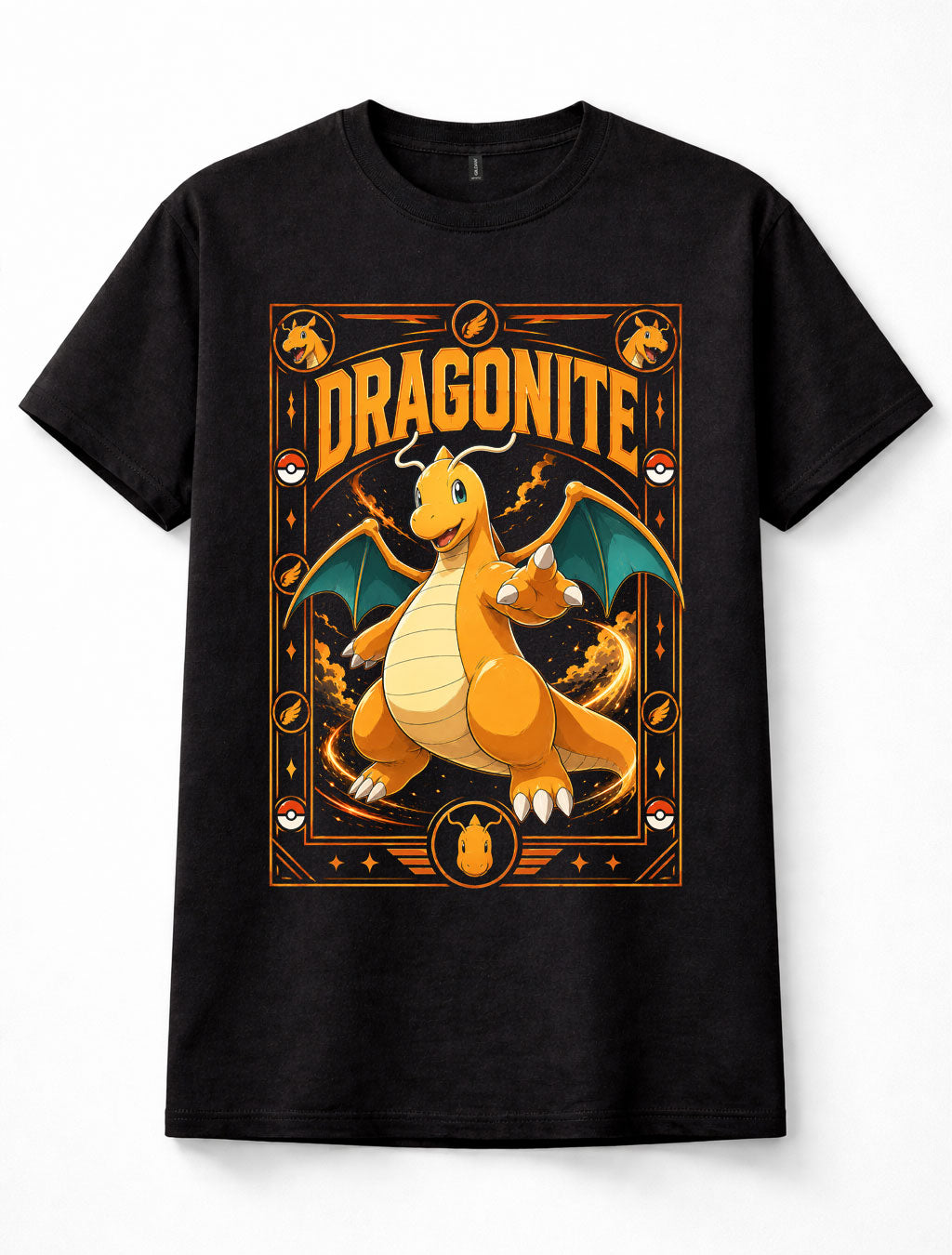 Pokemon Dragonite Dragon Flying Kanto Pseudo Legendary Unisex T-Shirt