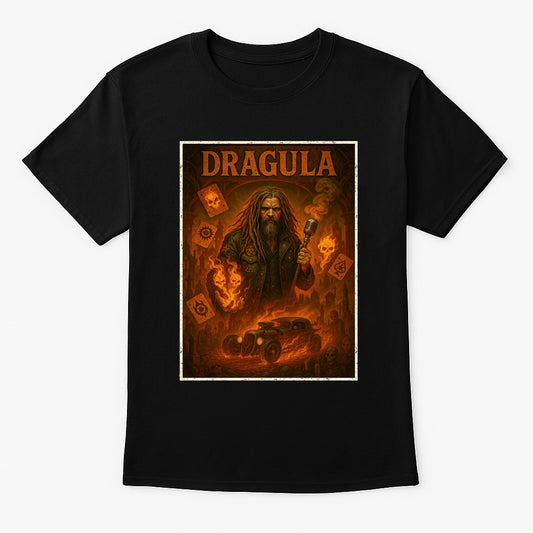 Rob Zombie “Dragula” Unisex T-Shirt – Vintage Horror Rock Classic Heavy Metal Band Tee