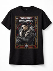 Tekken Sergei Dragunov Russian Fighter Arcade Game Black Unisex T-Shirt