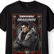 Tekken Sergei Dragunov Russian Fighter Arcade Game Black Unisex T-Shirt