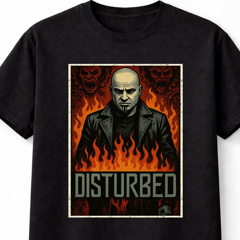 Disturbed David Draiman The Sickness Heavy Metal Icon Adults & Kids Unisex T-Shirt