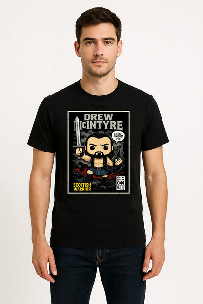 Drew McIntyre Scottish Warrior Funko Pop Comic Wrestling Unisex T-Shirt