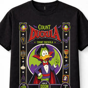 Count Duckula Classic Cartoon Vampire Graphic Tee Unisex T-Shirt
