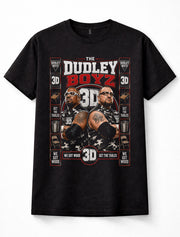 Dudley Boyz WWE ECW Bubba Ray D-Von 3D Get The Tables Unisex T-Shirt