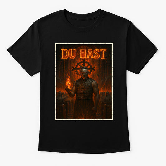 Rammstein – Du Hast Unisex T-Shirt Industrial Metal Band Merch Tee