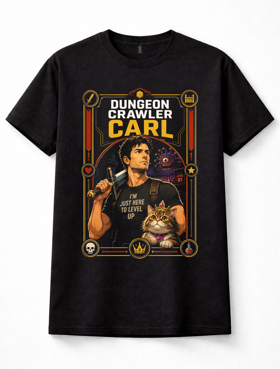 Dungeon Crawler Carl Princess Donut LitRPG Fantasy Book Gamer Unisex T-Shirt