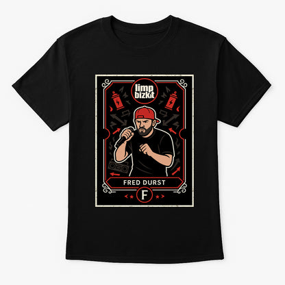 Limp Bizkit Fred Durst Unisex Nu-Metal Legends T-Shirt Frontman Rap Rock Icon Tee