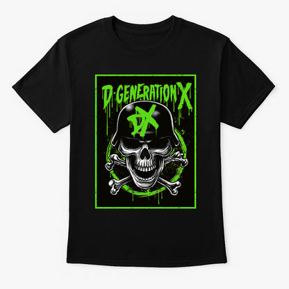 DX T-Shirt Degeneration X Wrestling WWF Retro Unisex Black Graphic Tee