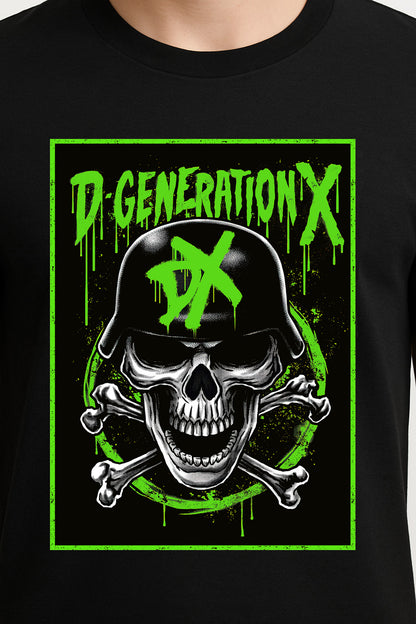 D-Generation X Suck It Retro Wrestling Unisex T-Shirt DX Skull Graphic Tee