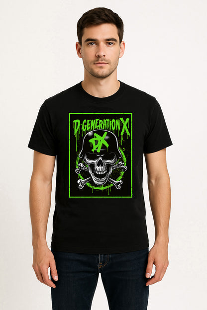D-Generation X Suck It Retro Wrestling Unisex T-Shirt DX Skull Graphic Tee