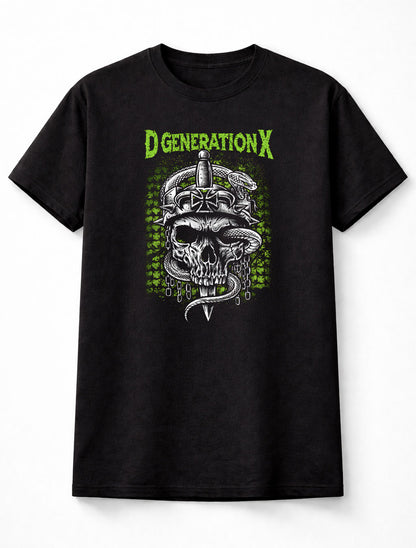 D-Generation X Skull Graphic Wrestling Adults & Kids Unisex T-Shirt