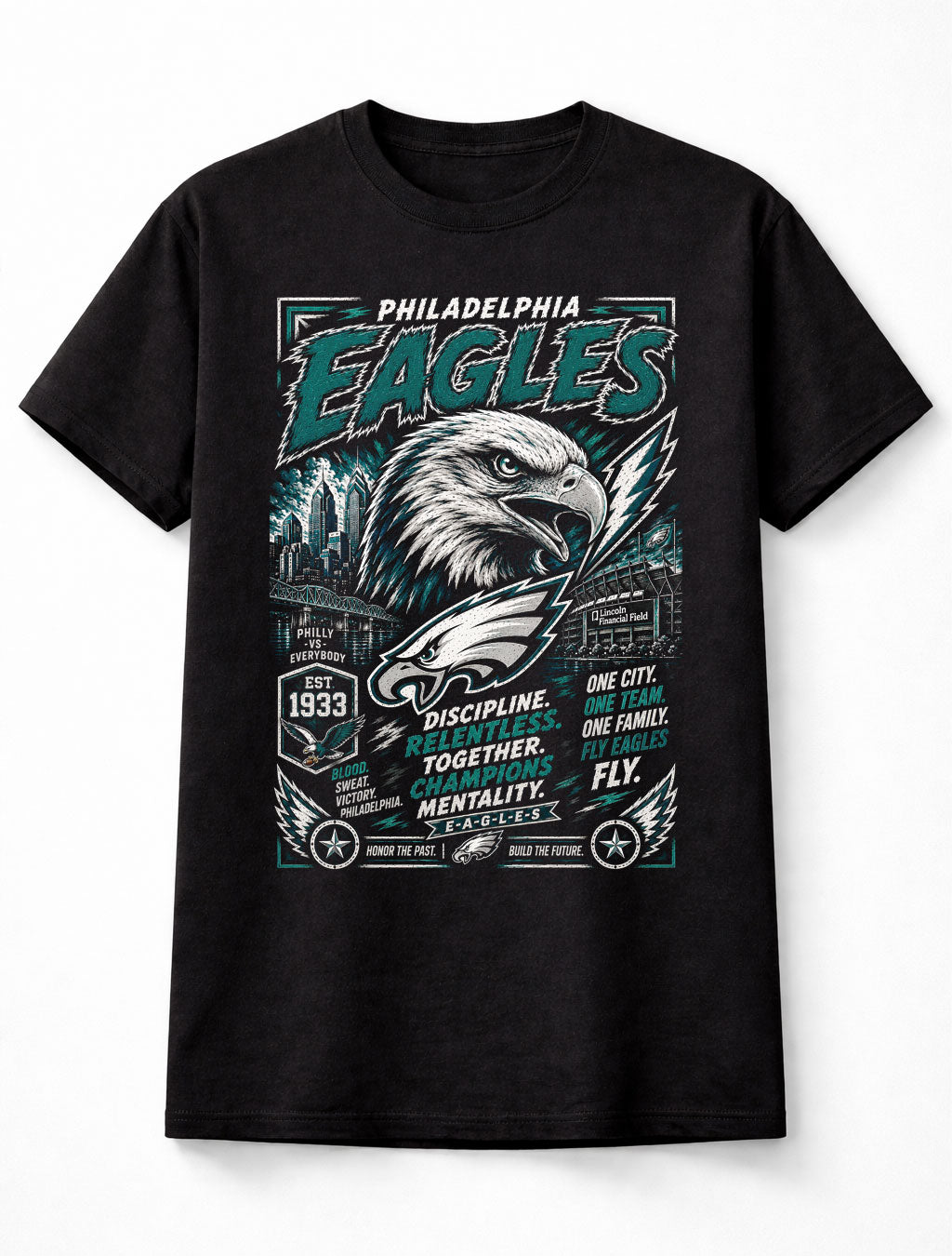 Philadelphia Eagles NFL Eagle Mascot Football Fan Gift Unisex T-Shirt