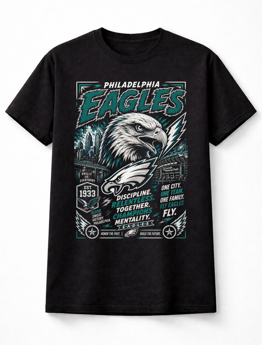 Philadelphia Eagles NFL Eagle Mascot Football Fan Gift Unisex T-Shirt