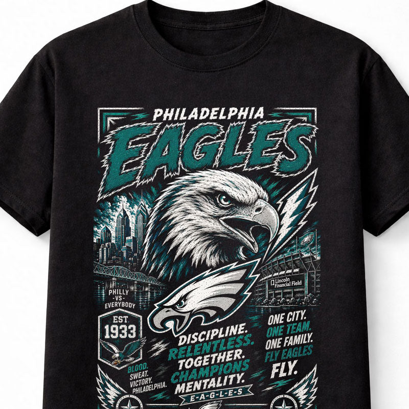 Philadelphia Eagles NFL Eagle Mascot Football Fan Gift Unisex T-Shirt