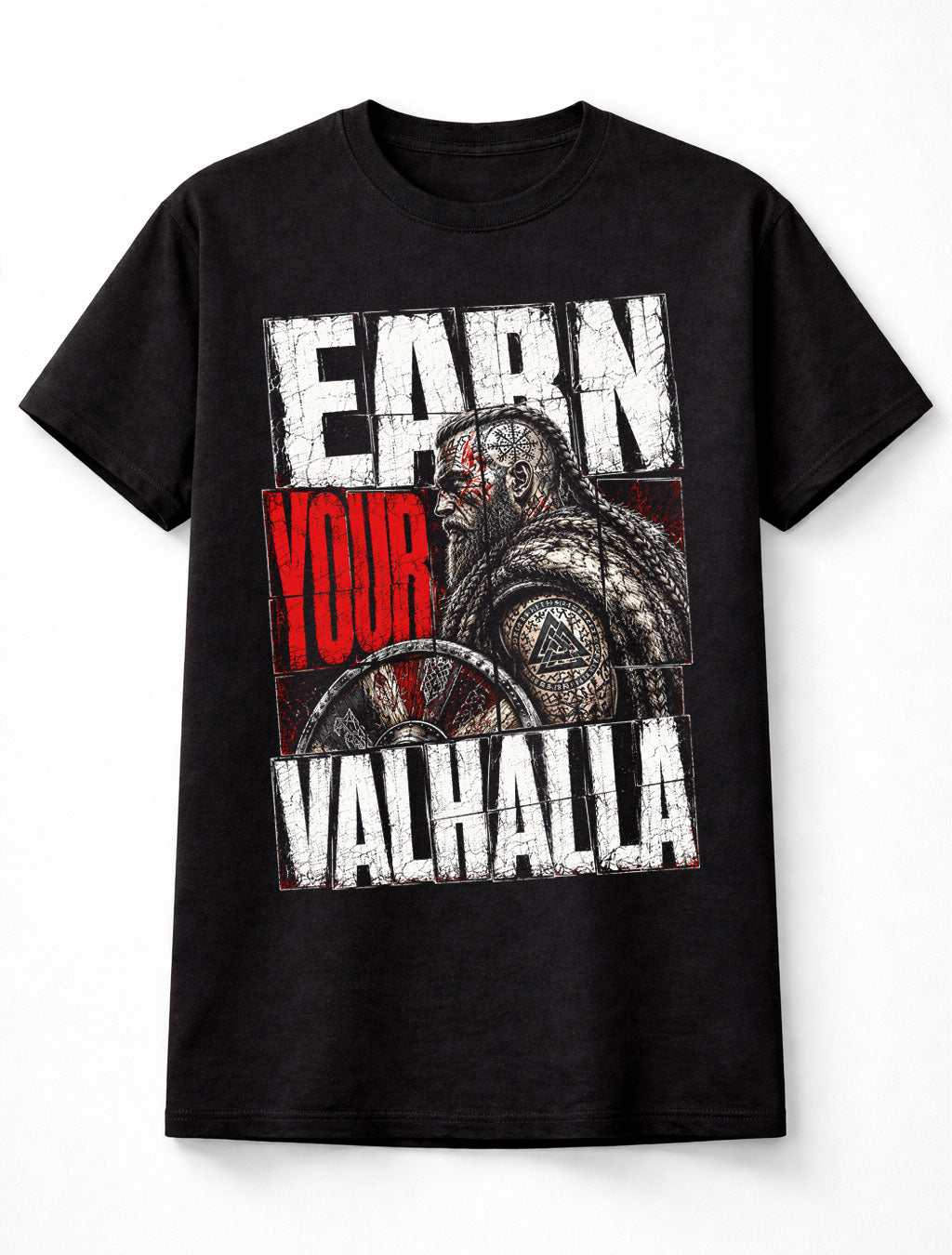 Earn Your Valhalla Viking Warrior Norse Mythology Unisex T-Shirt