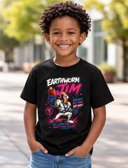 Earthworm Jim Retro Gaming Graphic Tee 90s Cartoon Gamer Unisex T-Shirt