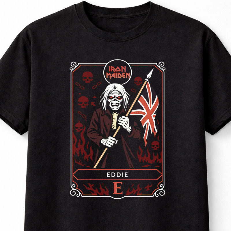 Iron Maiden Eddie The Trooper Heavy Metal Legend Adults & Kids Unisex T-Shirt