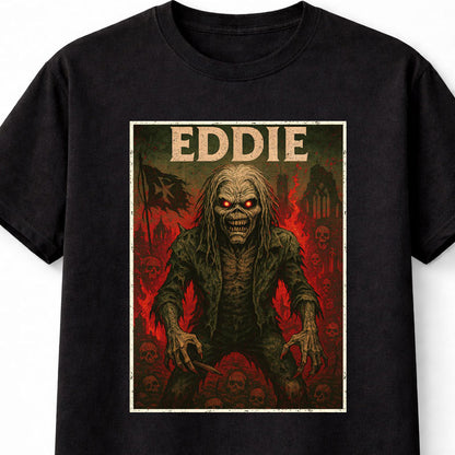 Iron Maiden Eddie The Beast Heavy Metal Mascot Icon Adults & Kids Unisex T-Shirt