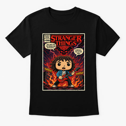 Stranger Things Eddie Munson Comic Edition Unisex Adults & Kids T-Shirt