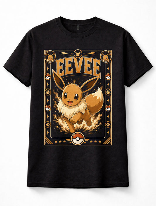 Pokemon Eevee Evolution Kanto Normal Type Unisex T-Shirt