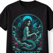 Siren Mermaid Gothic Ocean Mythology Horror Unisex T-Shirt