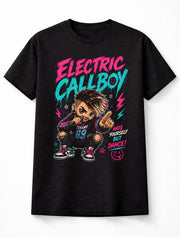 Electric Callboy Tekno Metalcore Band Graphic T-Shirt Hate Yourself But Dance Music Fan EDM Metal Tee Adult & Kids Unisex T-Shirt