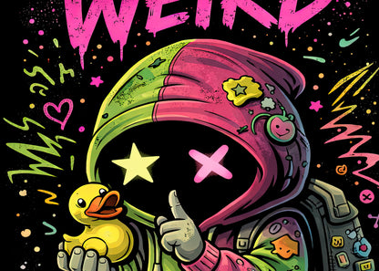 Embrace the Weird T Shirt Gothic Cartoon Punk Kawaii Rebel Unisex Graphic Tee