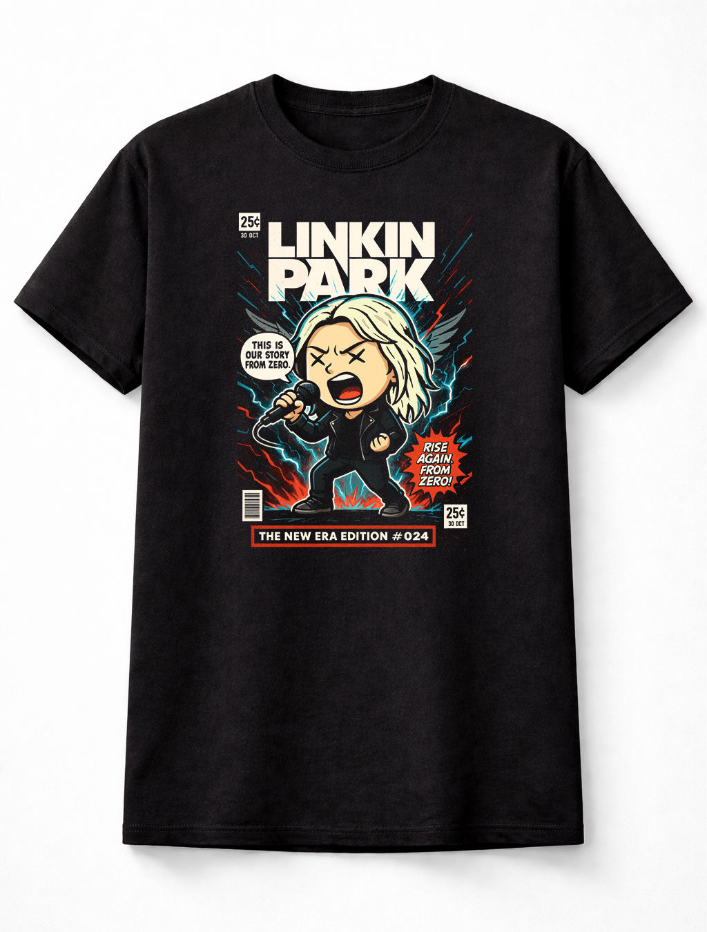 Linkin Park The New Era From Zero Rise Again Rock Band Adults & Kids Unisex T-Shirt